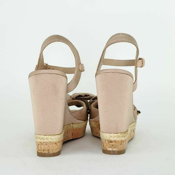 Tory Burch Womens Penny Bow Platform Wedge Sandals - Picture 2 of 5